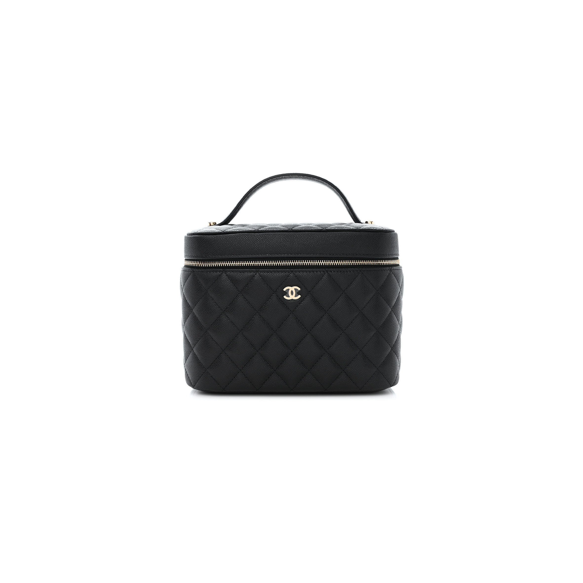 CHANEL CAVIAR QUILTED LARGE VANITY POUCH 1396375 (20*15*13cm)